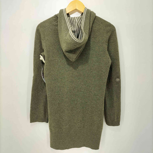 バーバリーブルーレーベル BURBERRY BLUE LABEL ニット ダブルジップ ジップアップ パーカー レディース
