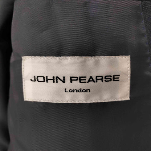 john pearse carrington omc ストライプ 3Bシングルテーラードジャケット メンズ 98-AB6