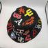 ニューエラ NEW ERA MLB ワッペン 総柄 バケット ハット メンズ