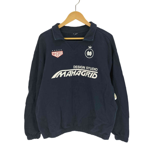 マハグリッド mahagrid RALLY COLLARED SWEATSHIRT スウェットT レディース import:M