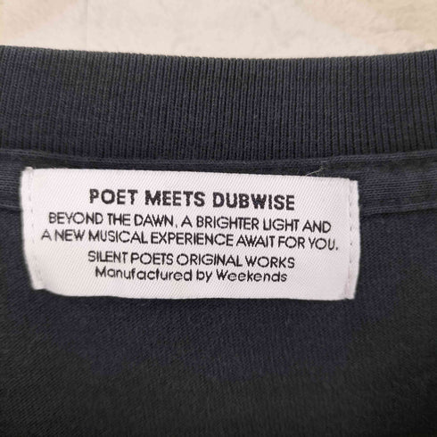 ポエトミーツダブワイズ POET MEETS DUBWISE SILENT POETS T-SHIRTS サイレント ポエツ Tシャツ メンズ