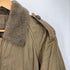 CREAZIONI IN PELLE クレアツィオーニインペレ ボアカラー エポレット付き レザージャケット メンズ EUR:48
