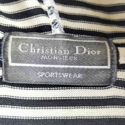 クリスチャンディオール Christian Dior ボーダーニットフーディ メンズ