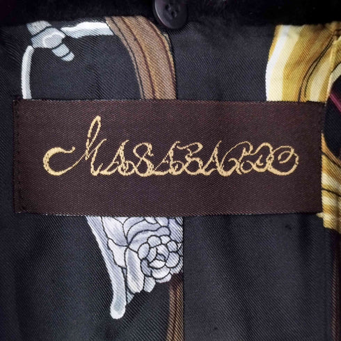 MASABARDO カシミヤ ファー コート レディース JPN:9号
