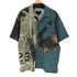 ジョーダンブランド JORDAN BRAND 22SS AS M J FLT HRTG PHOTO SHIRT BLACK ジョーダン フライト ヘリテージ パッチワーク フォト 半袖 シャツ 開襟 オープンカラー メンズ 3XL