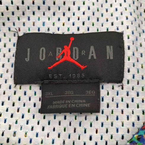 ジョーダンブランド JORDAN BRAND 22SS AS M J FLT HRTG PHOTO SHIRT BLACK ジョーダン フライト ヘリテージ パッチワーク フォト 半袖 シャツ 開襟 オープンカラー メンズ 3XL