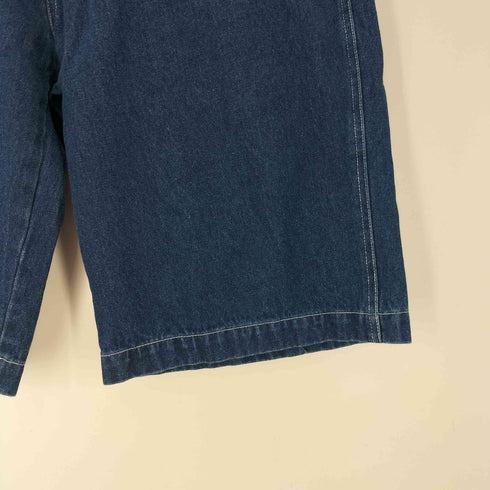 フブ FUBU DENIM HALF PANTS ワイド バギー デニム ジョーツ ショーツ クロップド パンツ Y2K B系 ビック サイズ メンズ 36