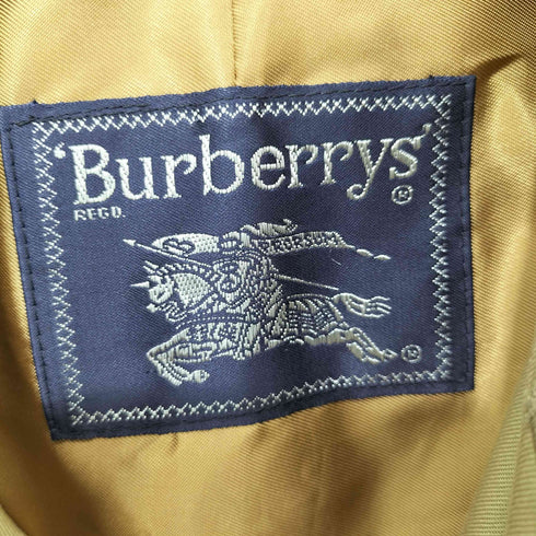 バーバリーズ BURBERRYS ノバチェック ライナー付 ウール ステンカラーコート メンズ UK:34