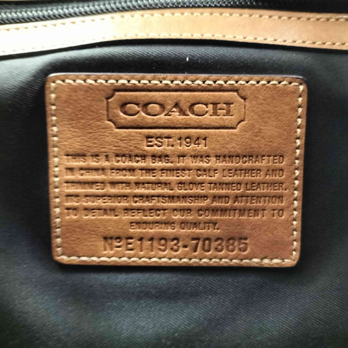コーチ COACH 70385 HARRISON East West Satchel ハリソン イーストウエスト サッチェル 牛革 カーフレザー ショルダーバッグ メンズ