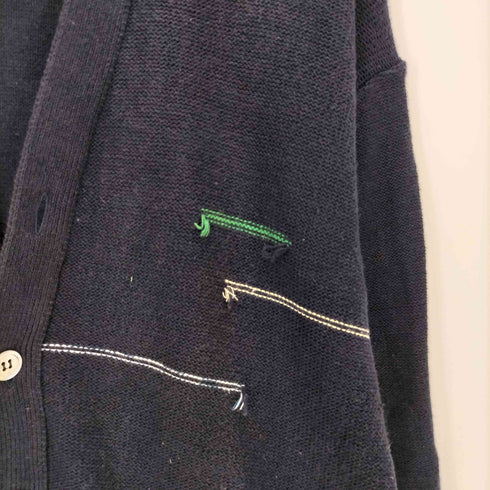 コムデギャルソンオム COMME des GARCONS HOMME 90S AD1995 田中オム ステッチ コットンカーディガン メンズ