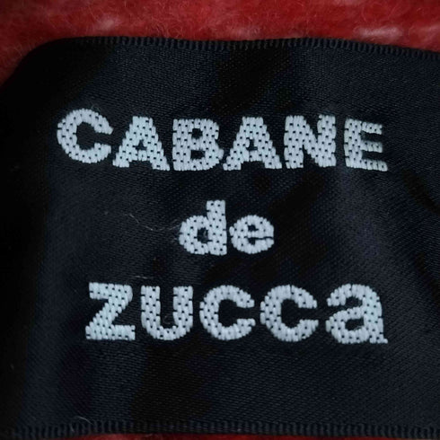 カバンドズッカ CABANE de ZUCCa ウール100% ストライプ ニットコート メンズ JPN:M