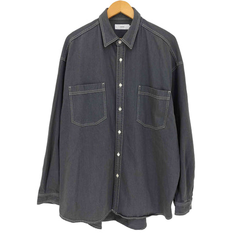 グラフペーパー Graphpaper Denim Regular Collar Shirt デニムレギュラーカラーシャツ メンズ JPN:2