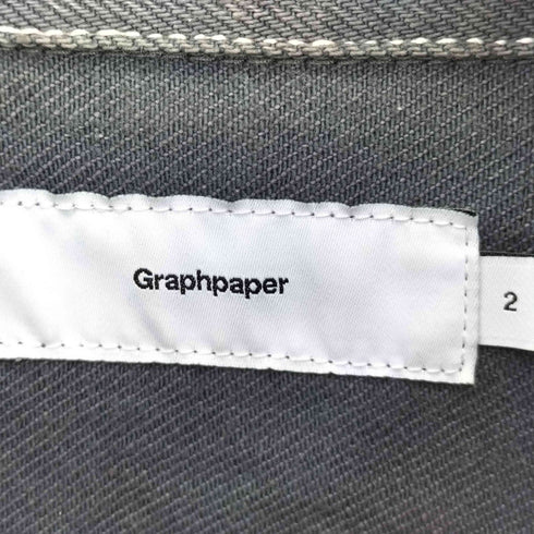 グラフペーパー Graphpaper Denim Regular Collar Shirt デニムレギュラーカラーシャツ メンズ JPN:2