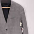 キャサリンハムネットロンドン KATHARINE HAMNETT LONDON ノーカラー 千鳥格子 チェック テーラード ジャケット レディース import:XL