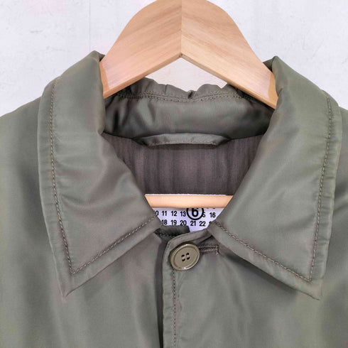 エムエムシックスメゾンマルジェラ MM6 Maison Margiela 24AW ナイロン 中綿 オーバーサイズ コーチ ジャケット メンズ 50