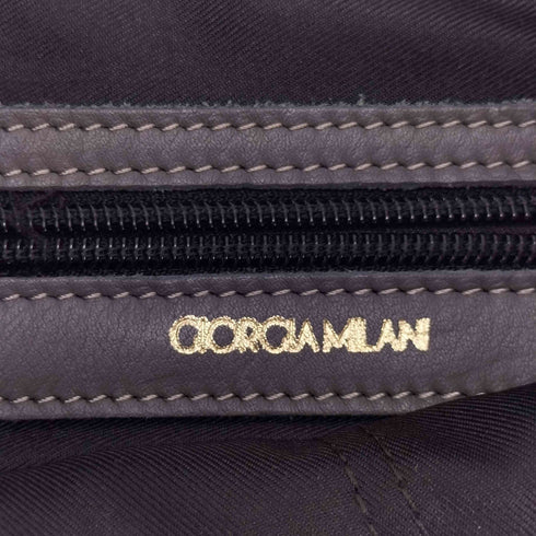 GIORGIA MILANI ジョージアミラーニ パッチワーク レザー ショルダーバッグ レディース
