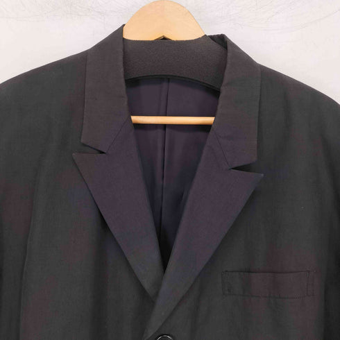 ヨウジヤマモトプールオム Yohji Yamamoto POUR HOMME 98SS リネンテーラードジャケット フラワー刺繍 メンズ JPN:M