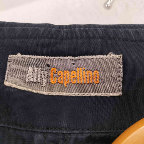allycapeelino シェルボタン ロングワンピース レディース