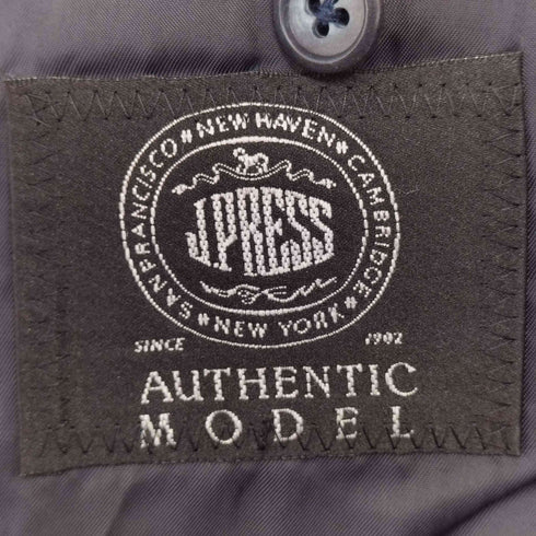 ジェイプレス J.PRESS authentic model 金ボタン 紺ブレ テーラードジャケット ダブル メンズ C96-W86-T175 AB6