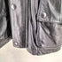 ノーティカ NAUTICA 90s COW LEATHER 裏地フリース キルティング 切替 レザー コート メンズ 44