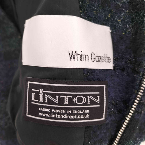 ウィムガゼット Whim Gazette ツイードジップジャケット レディース FREE