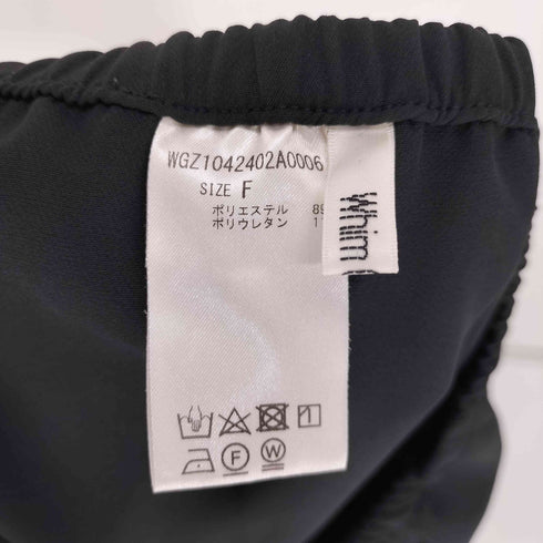 ウィムガゼット Whim Gazette 24AW ダブルクロスイージーパンツ レディース FREE