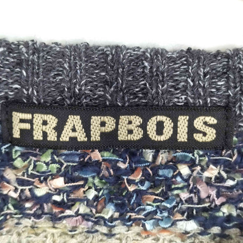 フラボア FRAPBOIS カンガルーポケット ボーダー ドルマンニット レディース JPN:1