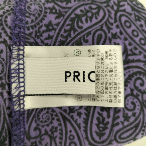 PRIORITY プリーツ ペイズリー ロングスカート レディース JPN:38