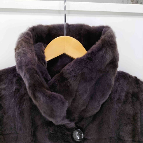 Vintage Genuine Leal Fur ヴィンテージ リアル ファー ロング コート レディース
