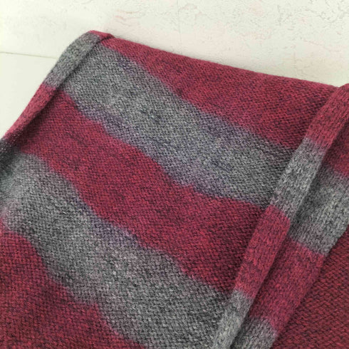 ドリスヴァンノッテン DRIES VAN NOTEN 中国製 ボーダーデザイン ウールマフラー メンズ
