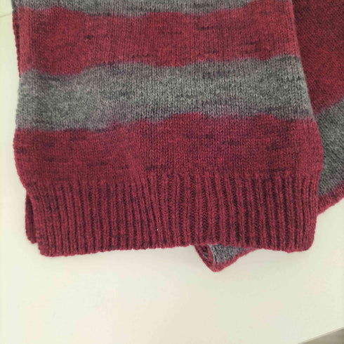 ドリスヴァンノッテン DRIES VAN NOTEN 中国製 ボーダーデザイン ウールマフラー メンズ