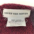 ドリスヴァンノッテン DRIES VAN NOTEN 中国製 ボーダーデザイン ウールマフラー メンズ