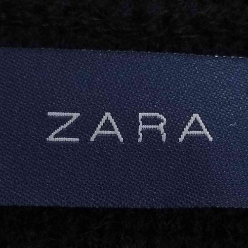 ザラ ZARA ウール100% スパンコール ノーカラージャケット レディース import:M