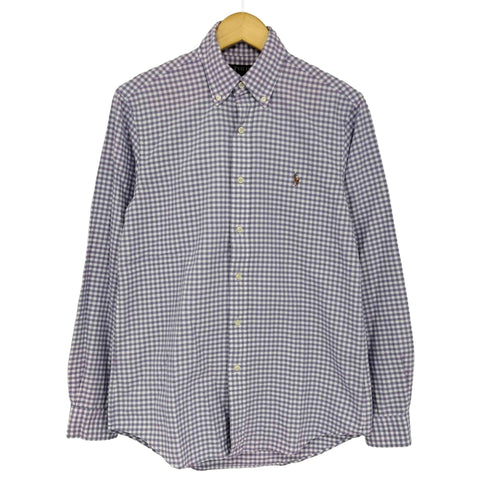 ポロラルフローレン POLO RALPH LAUREN ポニー刺繍 ギンガム BDシャツ CLASSIC FIT メンズ import:S
