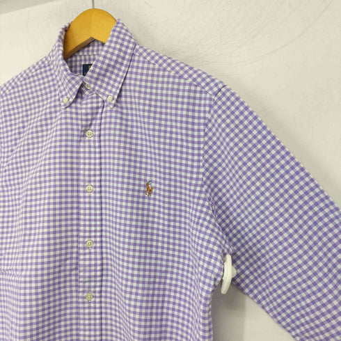 ポロラルフローレン POLO RALPH LAUREN ポニー刺繍 ギンガム BDシャツ CLASSIC FIT メンズ import:S