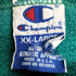 チャンピオン Champion 90S USA製 青刺繍タグ ロゴ刺繍 前Vガゼット クルーネック スウェット メンズ import:XXL
