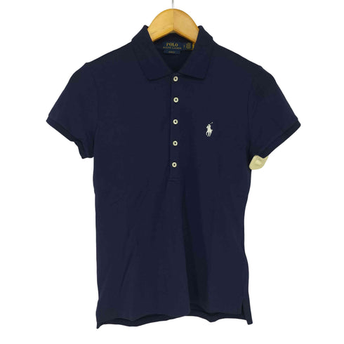 ポロラルフローレン POLO RALPH LAUREN SLIM FIT ポニー刺繍 ポロシャツ レディース import:S