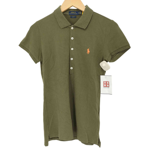 ポロラルフローレン POLO RALPH LAUREN SLIM FIT ポニー刺繍 ポロシャツ レディース import:XS