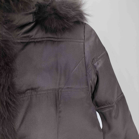 セシルマクビー CECIL McBEE フォックスファー ダウンコート レディース JPN:38