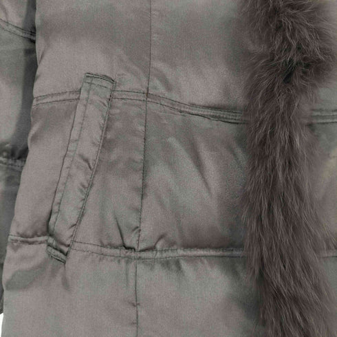 セシルマクビー CECIL McBEE フォックスファー ダウンコート レディース JPN:38