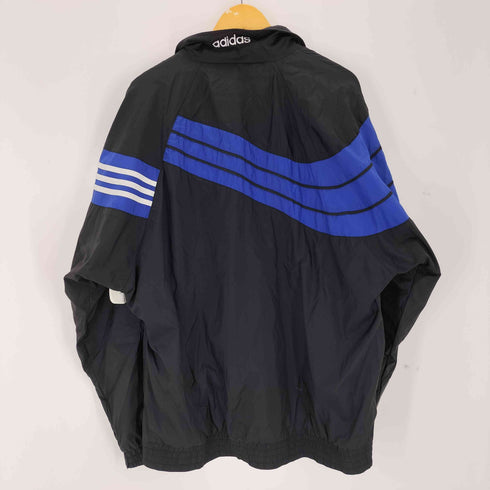 アディダス adidas 80-90s 銀タグ ロゴ刺繍 ナイロン トラックジャケット 好配色 メンズ 9