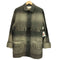エヴェックスバイクリツィア EVEX by KRIZIA ウールナイロン トグル フリンジ ステンカラーコート レディース 40