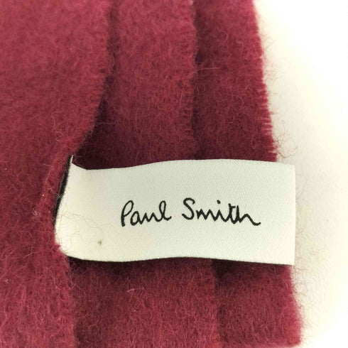 ポールスミス Paul Smith フリンジ ウールマフラー メンズ