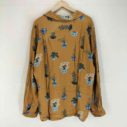 NEAT ALOHA 23SS BONSAI 盆栽柄 開襟 レーヨン シャツ メンズ JPN:M