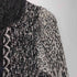 Ardfern Knitwear スコットランド製 総柄 スタンドカラー ニットカーディガン レディース import:L