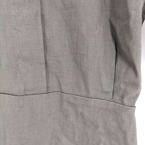 セオリー theory Short-Sleeve A-Line Dress in Good Linen ショートスリーブ Aライン リネン ワンピース レディース JPN:2