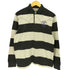 ラグビーラルフローレン Rugby Ralph Lauren 90S 香港製 ロゴ刺繍 ナンバリング ボーダー L/S ラガー シャツ メンズ import:M