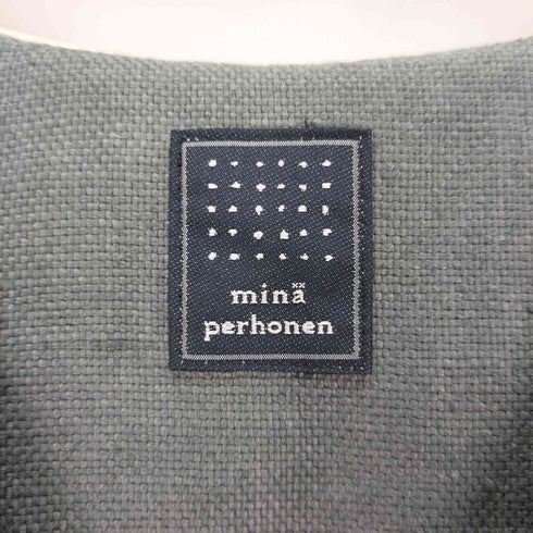 ミナペルホネン mina perhonen hanakaze ハナカゼ フレンチスリーブ ワンピース レディース JPN:38