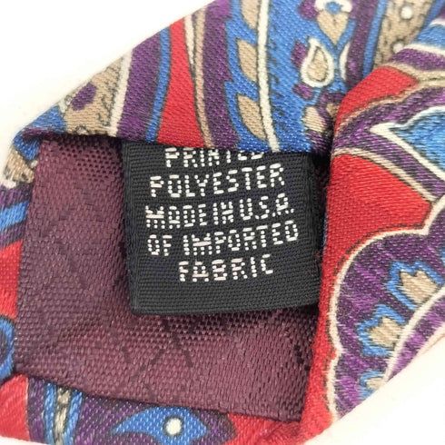 クリスチャンディオール Christian Dior monsieur ムッシュ 総柄 ポリ ネクタイ メンズ