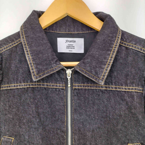 ジュエティ jouetie 24ss マルチWAYカラーステッチ デニムジャケット レディース JPN:M